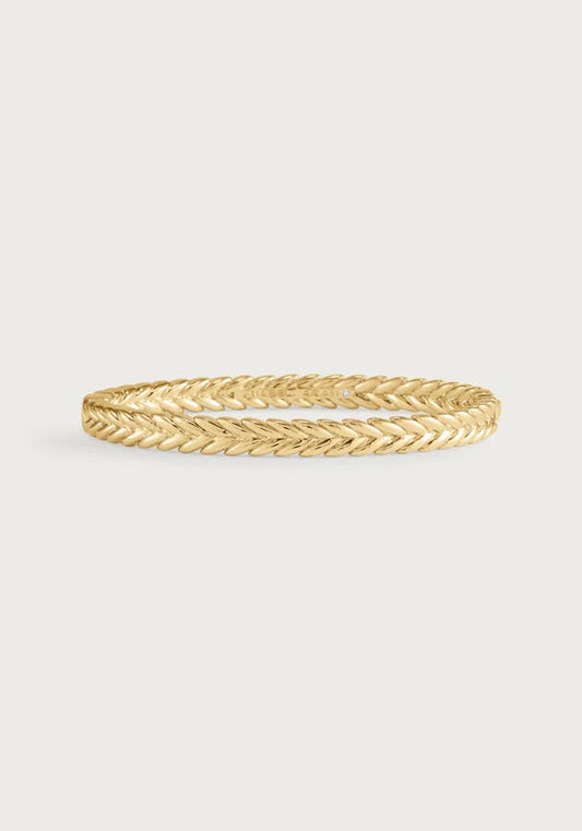 CHEVAL BRAID HINGED BANGLE THIN