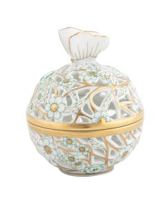 OPENWORK BALL W/BUTTERFLY GREEN