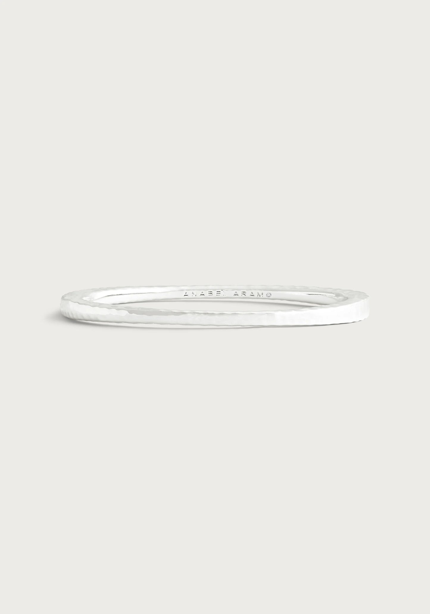 FARRIER THIN HINGED BANGLE-STERLING