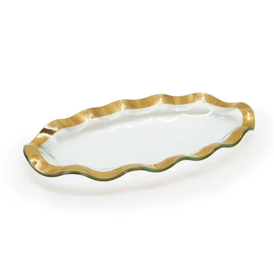 RUFFLE MINI OVAL TRAY G233