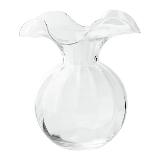 HIBISCUS MED. CLEAR VASE