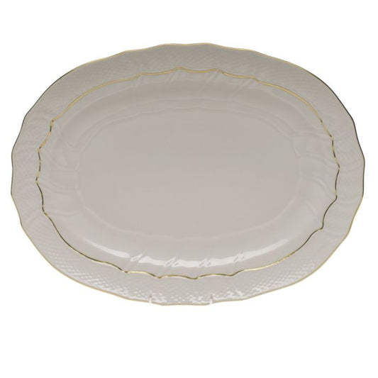 GOLDEN EDGE PLATTER  15"