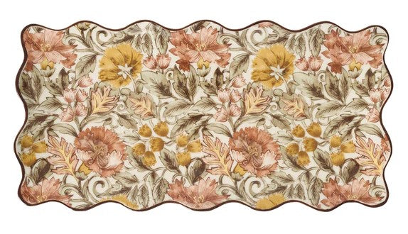 WILLA HOSTESS TRAY - AMBER