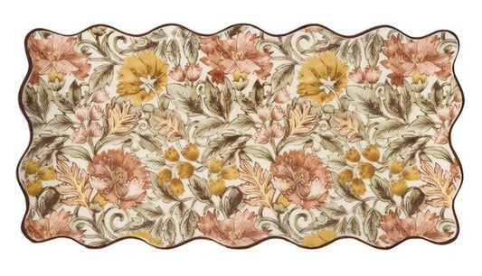 WILLA HOSTESS TRAY - AMBER