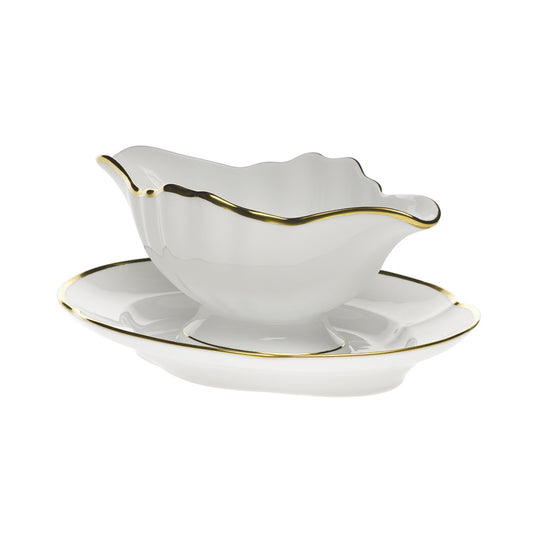 GWENDOLYN GRAVY BOAT/STAND