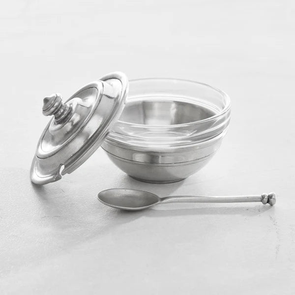 CONDIMENT UNO SET W/LID & SPOON