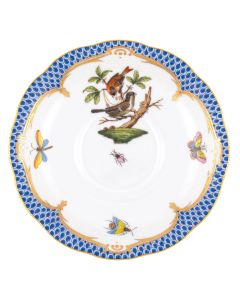 ROTH BIRD BLU BDR SAUCER