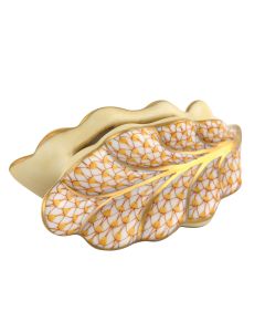 LEAF PLACE CARD HOLDER - BUTTER
