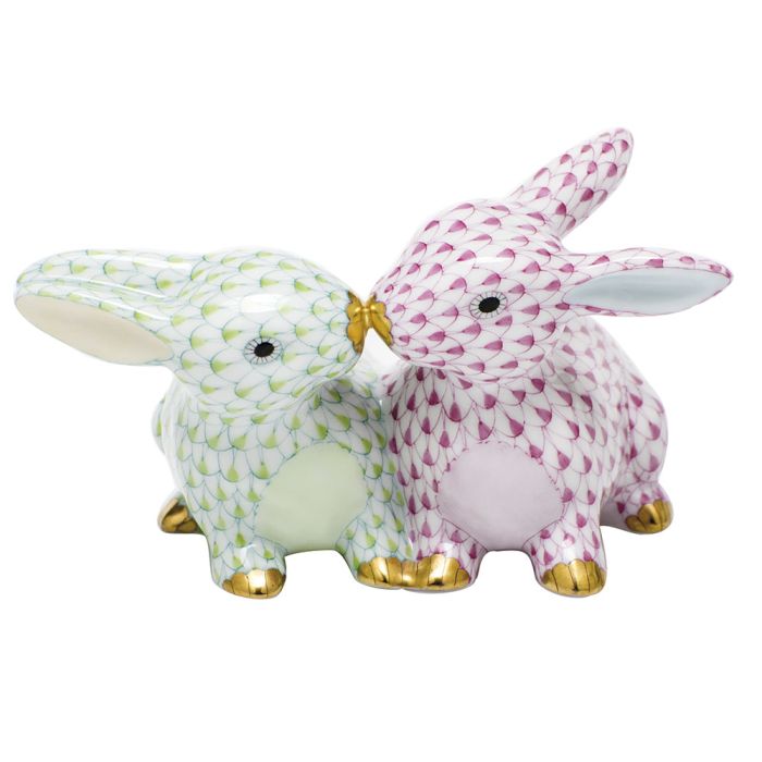 KISSING BUNNIES RASPBERRY/KEY LIME