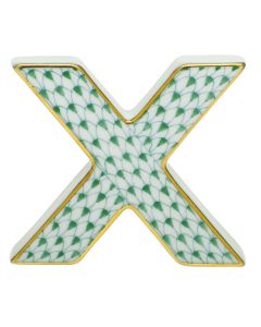 LETTER X - GREEN