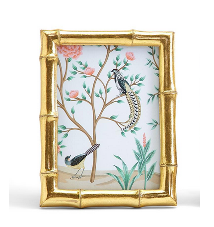 FRAME GOLD FAUX BAMBOO 4 X 6