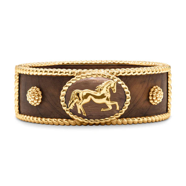 CUFF EQUESTRIAN HINGED TEAK