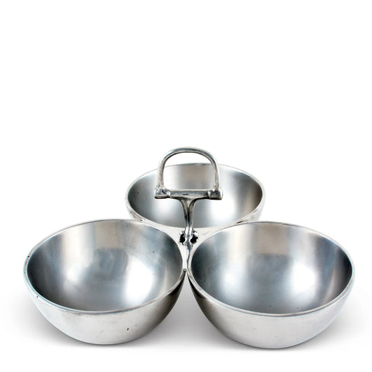 EQUESTRIAN BIT 3-NUT BOWL