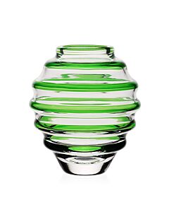 CIRCE MINI VASE GREEN 4"