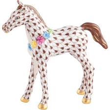 FOAL W/FLOWERS CHOCOLATE