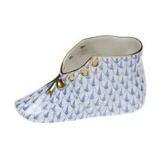 BABY SHOE BLUE FISHNET