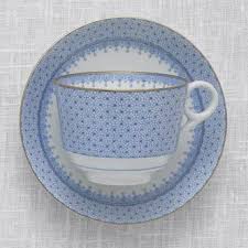 CORNFLOWER BLUE LACE CUP