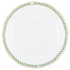 GREEN LAUREL DINNER PLATE