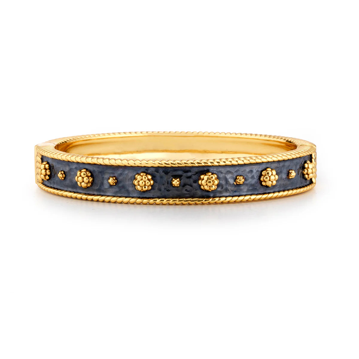BERRY CLASSIC HINGED BANGLE S/M MIDNIGHT