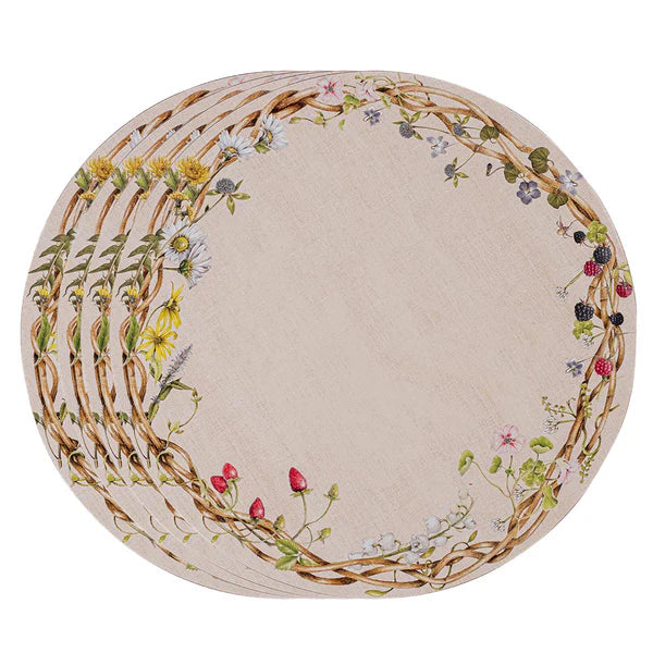PLACEMATS MEADOW WALK SET/4