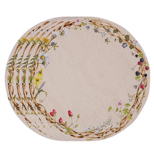 PLACEMATS MEADOW WALK SET/4