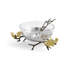 BUTTERFLY GINKGO GLASS NUT DISH