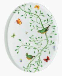 WING SONG OVAL TRAY