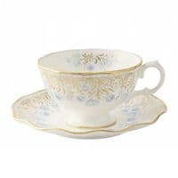 ROYAL PEONY BLUE CUP & SAUCER