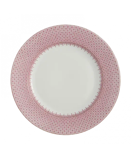 PINK LACE DINNER PLATE
