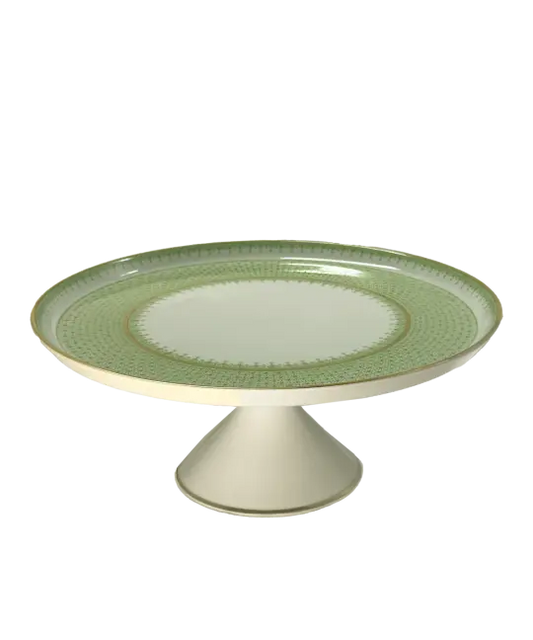 APPLE LACE LG. CAKE STAND