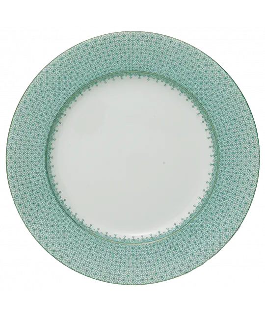 GREEN LACE SERVICE PLATE