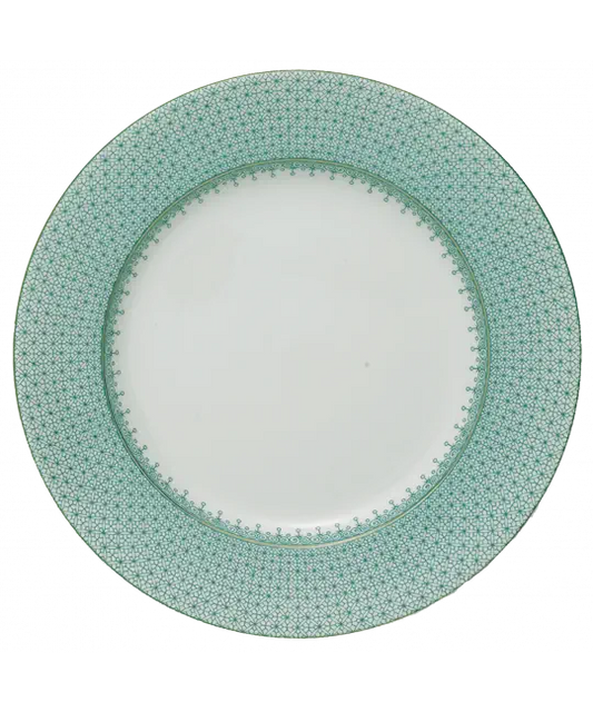GREEN LACE SERVICE PLATE
