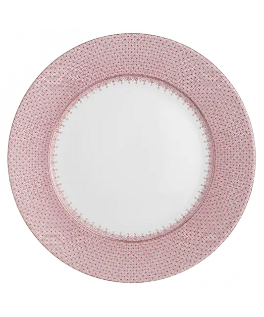 PINK LACE SERVICE PLATE