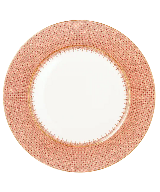 RED LACE SERVICE PLATE