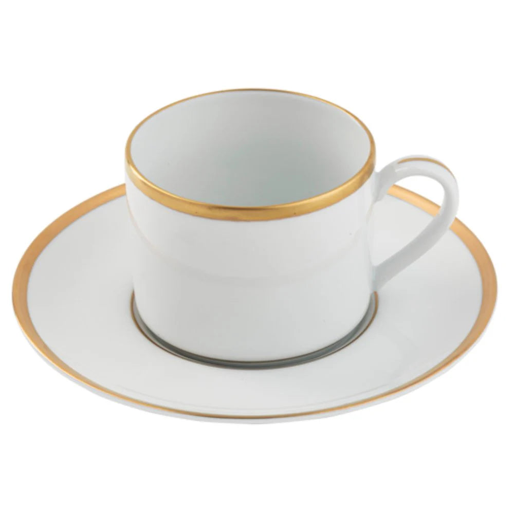 SIGNATURE ULTRA WHITE CAN CUP AND SAUCER